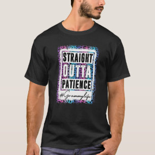 Sassy Grammy T-Shirt Straight Outta Patient Leopar