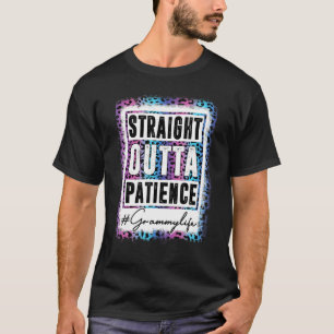 Sassy Grammy T-Shirt Straight Outta Patient Leopar