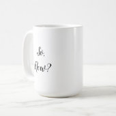 Sassy Greeting Kaffeetasse (Vorderseite Links)