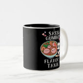 Sassy Gumbo Flavor Tango Zweifarbige Tasse (VorderseiteRechts)