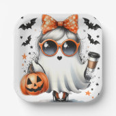Sassy Halloween Ghost/Party Pappteller (Vorderseite)