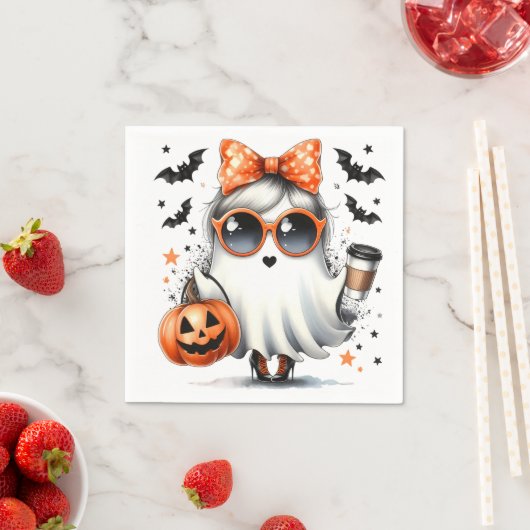 Sassy Halloween Ghost/Party Serviette (Beispiel)