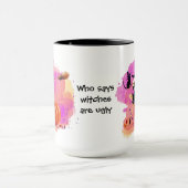 Sassy Halloween Hexe mit Katze Tasse (Zentrum)