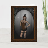 Sassy Halloween Karte (Vorderseite)