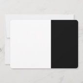 Sassy Halloween Witch Einladung (Rückseite)