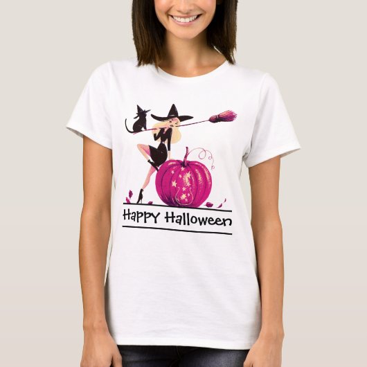 Sassy Halloween Witch Woman's T - Shirt (Vorderseite)