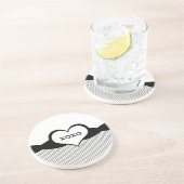 Sassy Heart Fishnet Liebe Untersetzer (Seite)