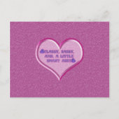 Sassy Heart Postkarte (Vorderseite)