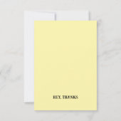 Sassy Horse Dankeskarte (Rückseite)