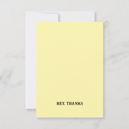 Sassy Horse Dankeskarte (Rückseite)