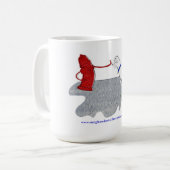 Sassy Hydrant-Tasse Kaffeetasse (Vorderseite Links)
