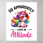 Sassy ich habe eine Einstellung Poster (Vorne)