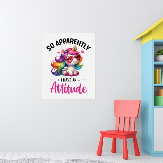 Sassy ich habe eine Einstellung Poster (Kinderzimmer 1)