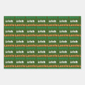 Sassy Irish Lassie Geschenkpapier Set (Vorderseite)