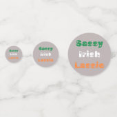 Sassy Irish Lassie Table Confetti Konfetti (Vorderseiten)