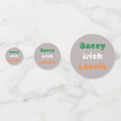 Sassy Irish Lassie Table Confetti Konfetti (Rückseiten)