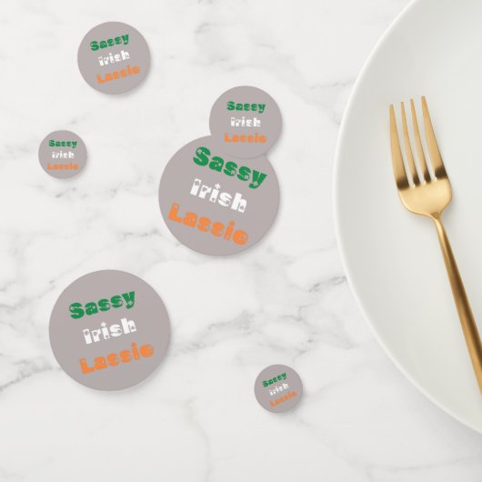 Sassy Irish Lassie Table Confetti Konfetti (Gruppe)