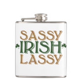 Sassy Irish Lassy Flachmann (Vorderseite)