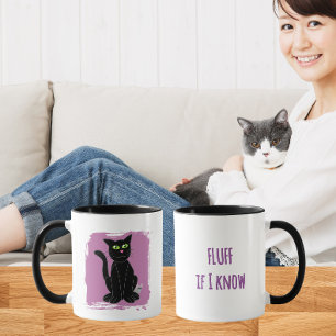 Sassy Katzen Meme Design Sarkastischer Katzhumor Tasse