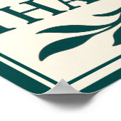 Sassy Kitchen No Frills No Foam Anti-FoodTV Poster (Ecke)