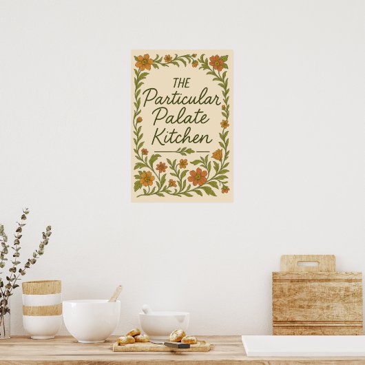 Sassy Kitchen Particular Palate Picky Cook Poster (Küche)