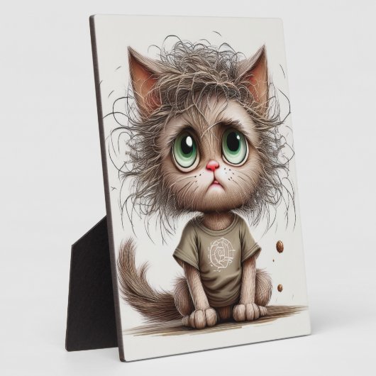 Sassy Kitten Fotoplatte (Seite)