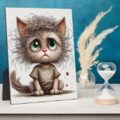 Sassy Kitten Fotoplatte (Seite)