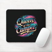 Sassy-Königin des Camper Classy Camping Ehefrau Gl Mousepad (Mit Mouse)
