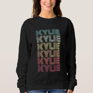 Sassy KYLIE Personalisiert Girl Vorname Nametag m Sweatshirt
