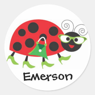 Sassy Ladybug Stickers