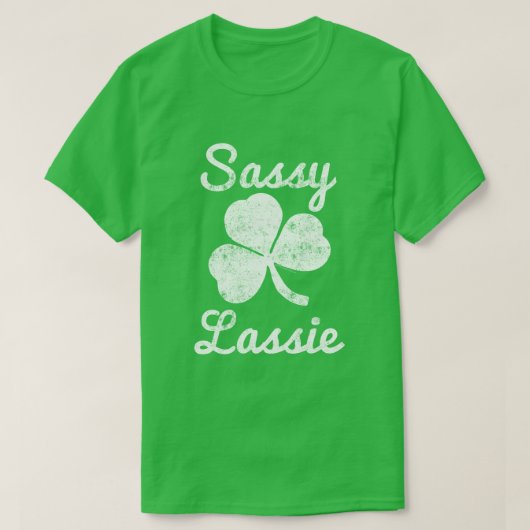 Sassy Lassie Niedlich Women's St. Patrick's Day Sh T-Shirt (Design vorne)