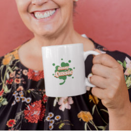 SASSY LASSIE St. Patrick's Day Kaffeetasse