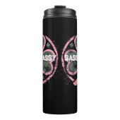 Sassy Lassy Grunge Pink Clover T - Shirt Thermosbecher (Vorderseite)