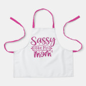 Sassy Like My Mom All-Over Print Apron Schürze (Vorderseite)