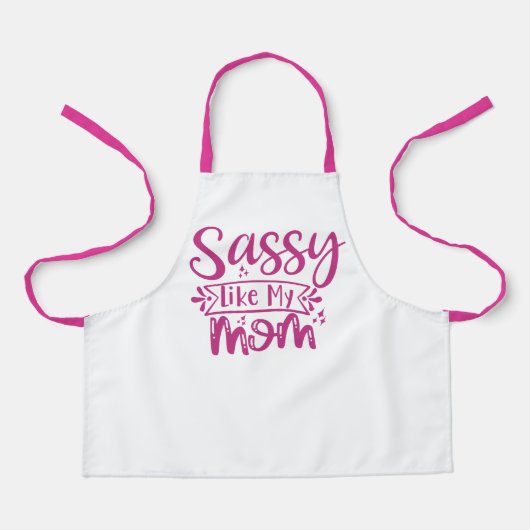 Sassy Like My Mom All-Over Print Apron Schürze (Vorderseite)