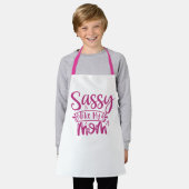 Sassy Like My Mom All-Over Print Apron Schürze (Getragen)