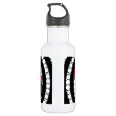 Sassy Lippenbling abstrakt Trinkflasche (Rückseite)