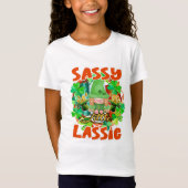 Sassy Little Lassie Kid's T - Shirt (Vorderseite)