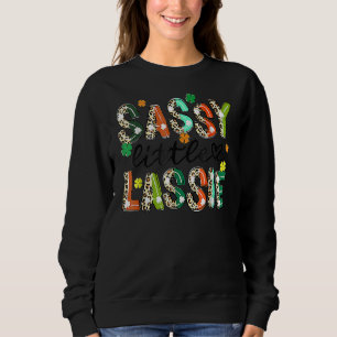 Sassy Little Lassie St. Patrick's Day Niedlich Sha Sweatshirt