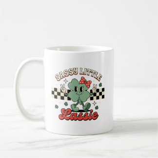 Sassy Little Lassie St Patricks Day Saint Pattys Kaffeetasse