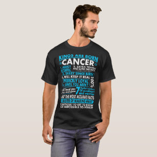 Sassy loyales T-Shirt König-Are Born Cancer Zodia