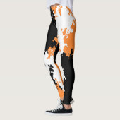 Sassy Mädchen-Camouflage-Leggings - Orange Leggings (Links)