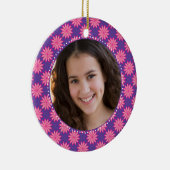 Sassy Mädchen-Foto-Verzierung Keramikornament (Rechts)