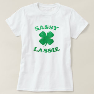 Sassy Mädchen-St Patrick TagesT-Shirt T-Shirt