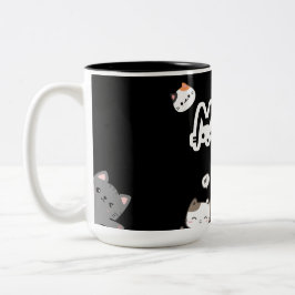 Sassy Meow Mug – Purrfect for Cat Moms Zweifarbige Tasse