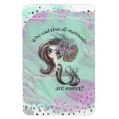 Sassy Mermaid Magnet (Vertikal)
