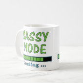 Sassy Mode Loading … Kaffeetasse (Vorderseite Links)