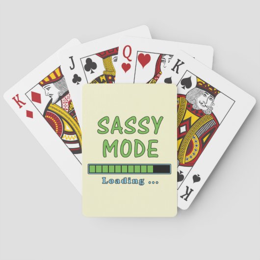 Sassy Mode Loading … Spielkarten (Rückseite)