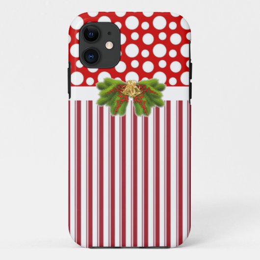 Sassy Modern Christmas iPhone Case (Rückseite)