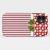 Sassy Modern Christmas iPhone Case (Rückseite (Horizontal))